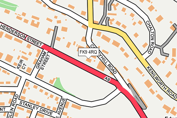 FK9 4RQ map - OS OpenMap – Local (Ordnance Survey) FK9 4RQ map - OS OpenMap – Local (Ordnance Survey)