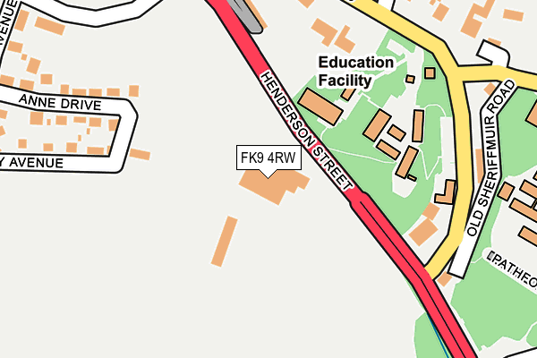 FK9 4RW map - OS OpenMap – Local (Ordnance Survey) FK9 4RW map - OS OpenMap – Local (Ordnance Survey)