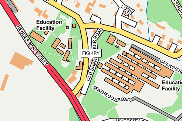 FK9 4RY map - OS OpenMap – Local (Ordnance Survey) FK9 4RY map - OS OpenMap – Local (Ordnance Survey)