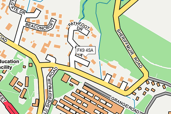 FK9 4SA map - OS OpenMap – Local (Ordnance Survey) FK9 4SA map - OS OpenMap – Local (Ordnance Survey)