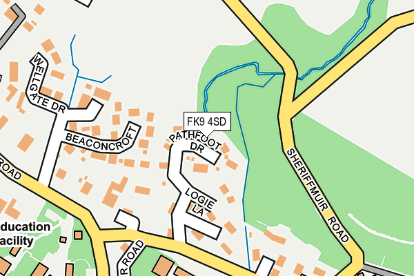 FK9 4SD map - OS OpenMap – Local (Ordnance Survey) FK9 4SD map - OS OpenMap – Local (Ordnance Survey)