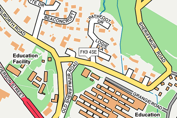 FK9 4SE map - OS OpenMap – Local (Ordnance Survey) FK9 4SE map - OS OpenMap – Local (Ordnance Survey)