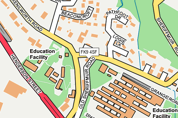 FK9 4SF map - OS OpenMap – Local (Ordnance Survey) FK9 4SF map - OS OpenMap – Local (Ordnance Survey)