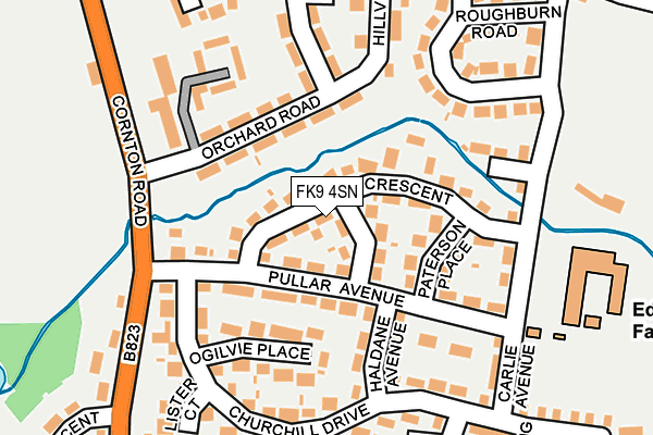 FK9 4SN map - OS OpenMap – Local (Ordnance Survey) FK9 4SN map - OS OpenMap – Local (Ordnance Survey)