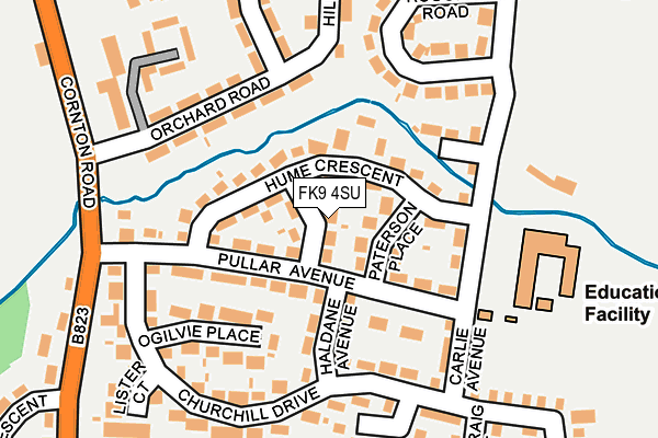 FK9 4SU map - OS OpenMap – Local (Ordnance Survey) FK9 4SU map - OS OpenMap – Local (Ordnance Survey)