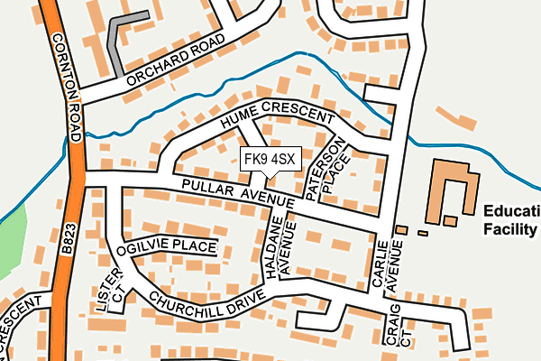 FK9 4SX map - OS OpenMap – Local (Ordnance Survey) FK9 4SX map - OS OpenMap – Local (Ordnance Survey)