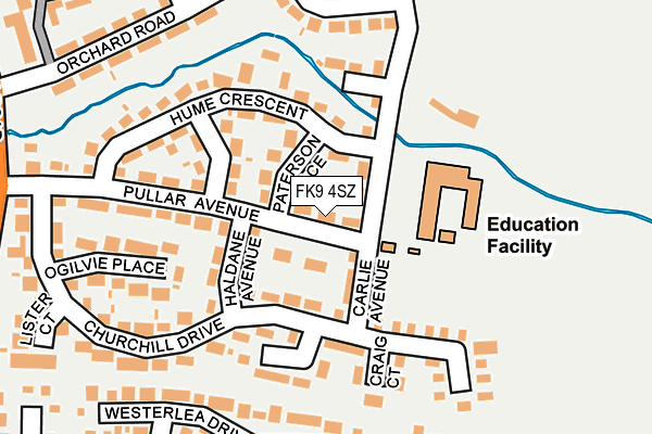 FK9 4SZ map - OS OpenMap – Local (Ordnance Survey) FK9 4SZ map - OS OpenMap – Local (Ordnance Survey)