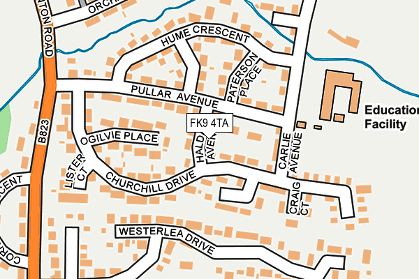 FK9 4TA map - OS OpenMap – Local (Ordnance Survey) FK9 4TA map - OS OpenMap – Local (Ordnance Survey)