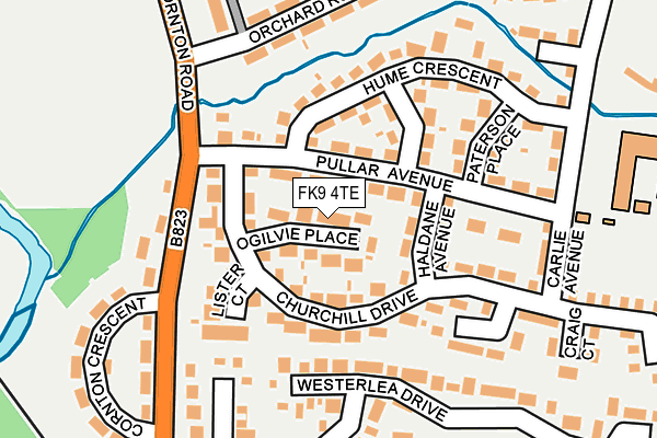FK9 4TE map - OS OpenMap – Local (Ordnance Survey) FK9 4TE map - OS OpenMap – Local (Ordnance Survey)