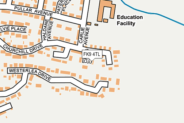 FK9 4TL map - OS OpenMap – Local (Ordnance Survey) FK9 4TL map - OS OpenMap – Local (Ordnance Survey)