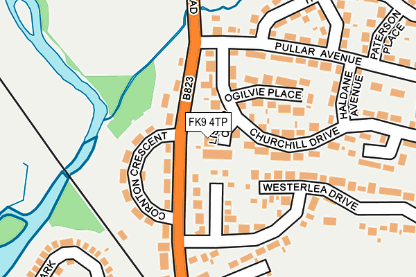 FK9 4TP map - OS OpenMap – Local (Ordnance Survey) FK9 4TP map - OS OpenMap – Local (Ordnance Survey)