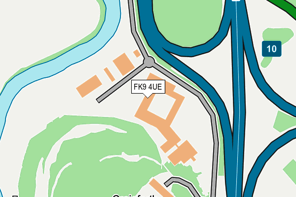 FK9 4UE map - OS OpenMap – Local (Ordnance Survey) FK9 4UE map - OS OpenMap – Local (Ordnance Survey)