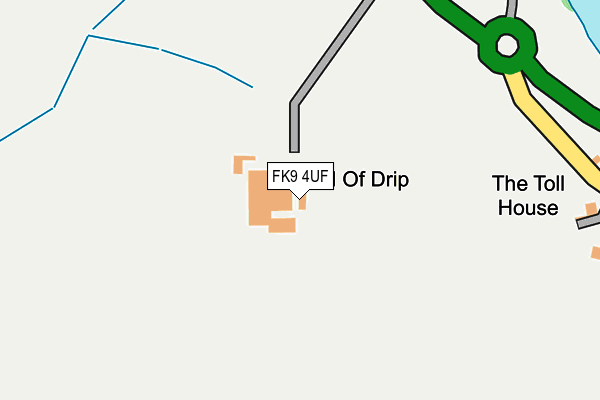 FK9 4UF map - OS OpenMap – Local (Ordnance Survey) FK9 4UF map - OS OpenMap – Local (Ordnance Survey)