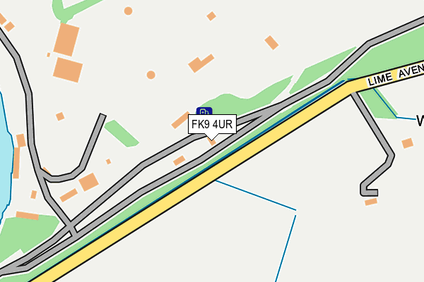 FK9 4UR map - OS OpenMap – Local (Ordnance Survey) FK9 4UR map - OS OpenMap – Local (Ordnance Survey)