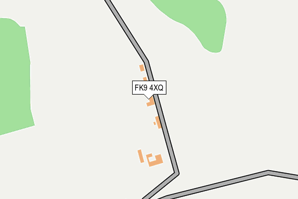 FK9 4XQ map - OS OpenMap – Local (Ordnance Survey) FK9 4XQ map - OS OpenMap – Local (Ordnance Survey)