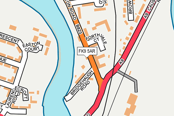 FK9 5AR map - OS OpenMap – Local (Ordnance Survey) FK9 5AR map - OS OpenMap – Local (Ordnance Survey)
