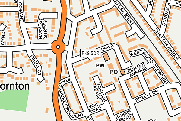 FK9 5DR map - OS OpenMap – Local (Ordnance Survey) FK9 5DR map - OS OpenMap – Local (Ordnance Survey)