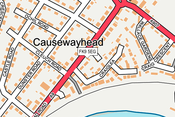 FK9 5EG map - OS OpenMap – Local (Ordnance Survey) FK9 5EG map - OS OpenMap – Local (Ordnance Survey)