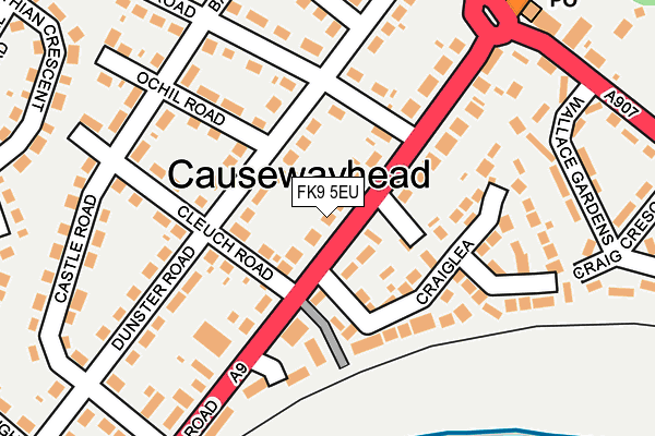 FK9 5EU map - OS OpenMap – Local (Ordnance Survey) FK9 5EU map - OS OpenMap – Local (Ordnance Survey)