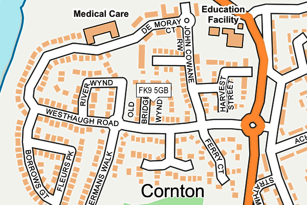 FK9 5GB map - OS OpenMap – Local (Ordnance Survey) FK9 5GB map - OS OpenMap – Local (Ordnance Survey)