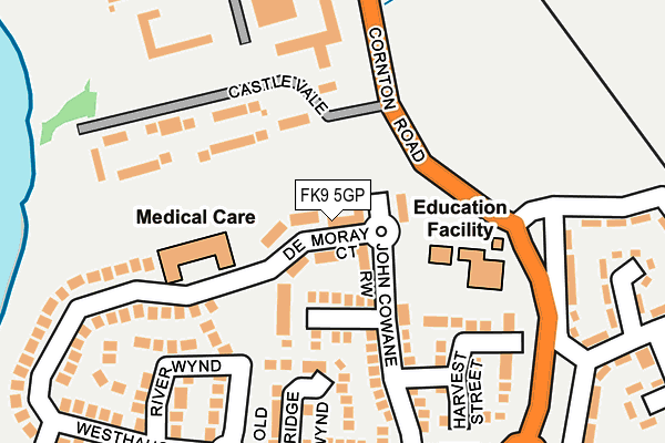 FK9 5GP map - OS OpenMap – Local (Ordnance Survey) FK9 5GP map - OS OpenMap – Local (Ordnance Survey)