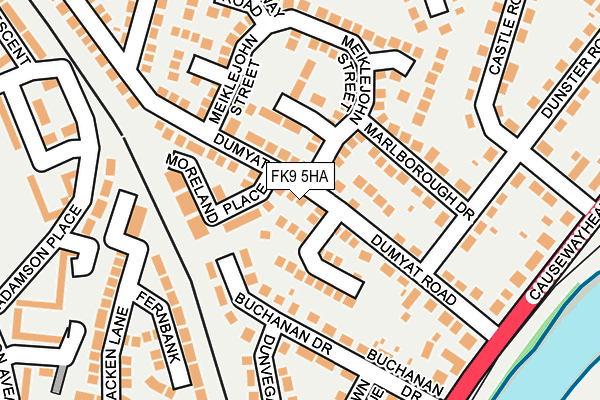 FK9 5HA map - OS OpenMap – Local (Ordnance Survey) FK9 5HA map - OS OpenMap – Local (Ordnance Survey)