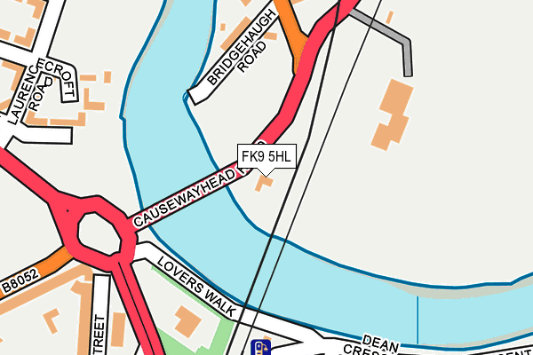 FK9 5HL map - OS OpenMap – Local (Ordnance Survey) FK9 5HL map - OS OpenMap – Local (Ordnance Survey)