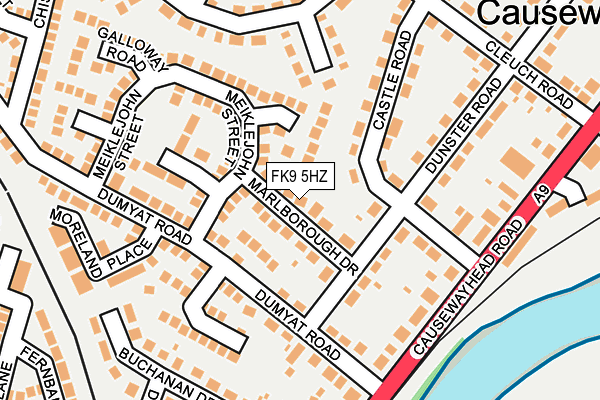 FK9 5HZ map - OS OpenMap – Local (Ordnance Survey) FK9 5HZ map - OS OpenMap – Local (Ordnance Survey)
