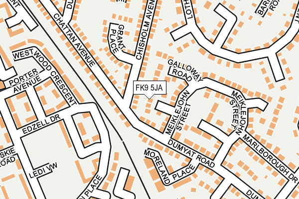 FK9 5JA map - OS OpenMap – Local (Ordnance Survey) FK9 5JA map - OS OpenMap – Local (Ordnance Survey)