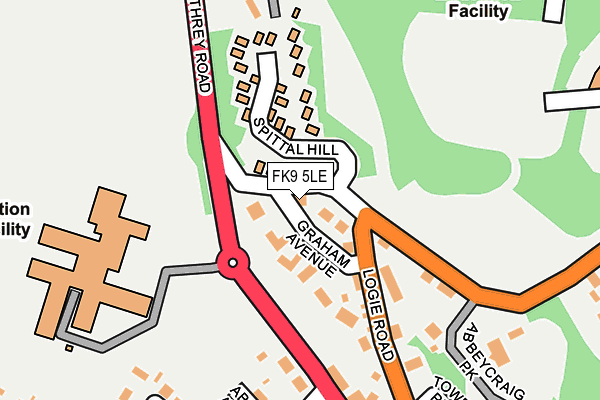 FK9 5LE map - OS OpenMap – Local (Ordnance Survey) FK9 5LE map - OS OpenMap – Local (Ordnance Survey)