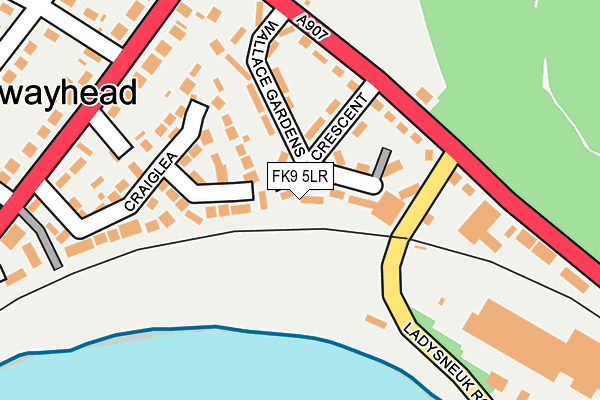 FK9 5LR map - OS OpenMap – Local (Ordnance Survey) FK9 5LR map - OS OpenMap – Local (Ordnance Survey)