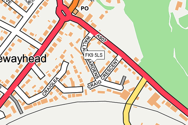 FK9 5LS map - OS OpenMap – Local (Ordnance Survey) FK9 5LS map - OS OpenMap – Local (Ordnance Survey)