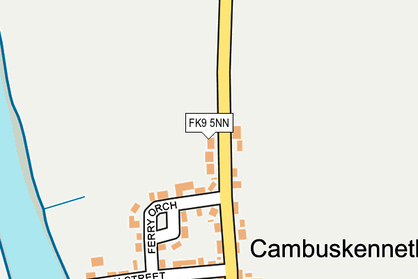 FK9 5NN map - OS OpenMap – Local (Ordnance Survey) FK9 5NN map - OS OpenMap – Local (Ordnance Survey)