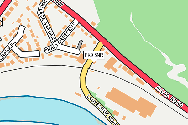 FK9 5NR map - OS OpenMap – Local (Ordnance Survey) FK9 5NR map - OS OpenMap – Local (Ordnance Survey)