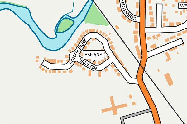 FK9 5NS map - OS OpenMap – Local (Ordnance Survey) FK9 5NS map - OS OpenMap – Local (Ordnance Survey)