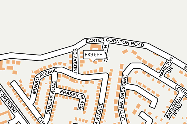 FK9 5PF map - OS OpenMap – Local (Ordnance Survey) FK9 5PF map - OS OpenMap – Local (Ordnance Survey)
