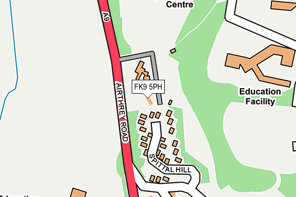 FK9 5PH map - OS OpenMap – Local (Ordnance Survey) FK9 5PH map - OS OpenMap – Local (Ordnance Survey)