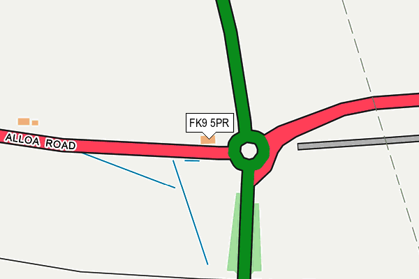 FK9 5PR map - OS OpenMap – Local (Ordnance Survey) FK9 5PR map - OS OpenMap – Local (Ordnance Survey)