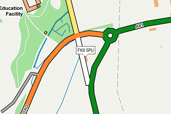 FK9 5PU map - OS OpenMap – Local (Ordnance Survey) FK9 5PU map - OS OpenMap – Local (Ordnance Survey)