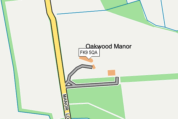 FK9 5QA map - OS OpenMap – Local (Ordnance Survey) FK9 5QA map - OS OpenMap – Local (Ordnance Survey)