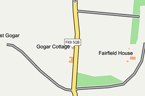 FK9 5QB map - OS OpenMap – Local (Ordnance Survey) FK9 5QB map - OS OpenMap – Local (Ordnance Survey)