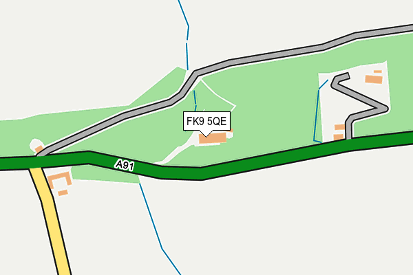 FK9 5QE map - OS OpenMap – Local (Ordnance Survey) FK9 5QE map - OS OpenMap – Local (Ordnance Survey)