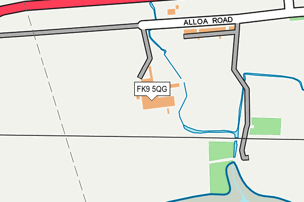 FK9 5QG map - OS OpenMap – Local (Ordnance Survey) FK9 5QG map - OS OpenMap – Local (Ordnance Survey)