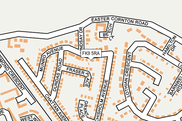 FK9 5RA map - OS OpenMap – Local (Ordnance Survey) FK9 5RA map - OS OpenMap – Local (Ordnance Survey)