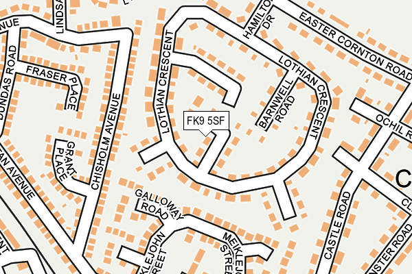 FK9 5SF map - OS OpenMap – Local (Ordnance Survey) FK9 5SF map - OS OpenMap – Local (Ordnance Survey)