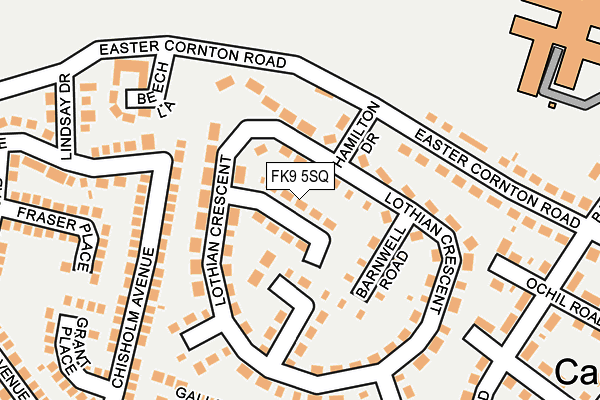FK9 5SQ map - OS OpenMap – Local (Ordnance Survey) FK9 5SQ map - OS OpenMap – Local (Ordnance Survey)