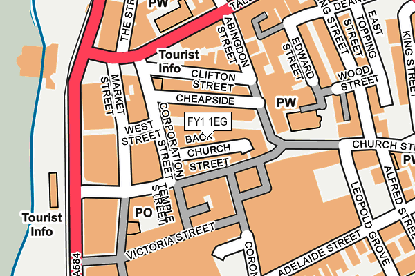 FY1 1EG map - OS OpenMap – Local (Ordnance Survey) FY1 1EG map - OS OpenMap – Local (Ordnance Survey)