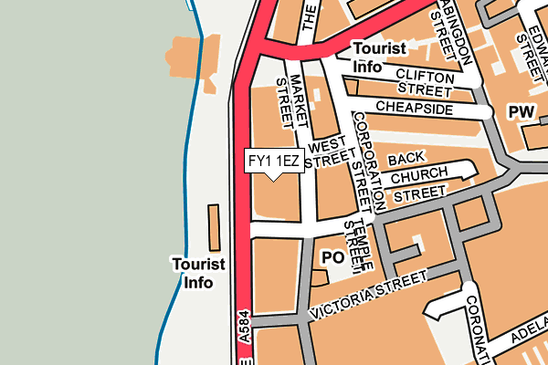 FY1 1EZ map - OS OpenMap – Local (Ordnance Survey) FY1 1EZ map - OS OpenMap – Local (Ordnance Survey)