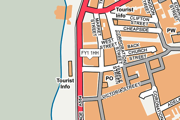 FY1 1HH map - OS OpenMap – Local (Ordnance Survey) FY1 1HH map - OS OpenMap – Local (Ordnance Survey)