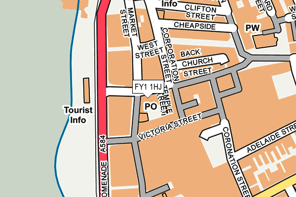 FY1 1HJ map - OS OpenMap – Local (Ordnance Survey)